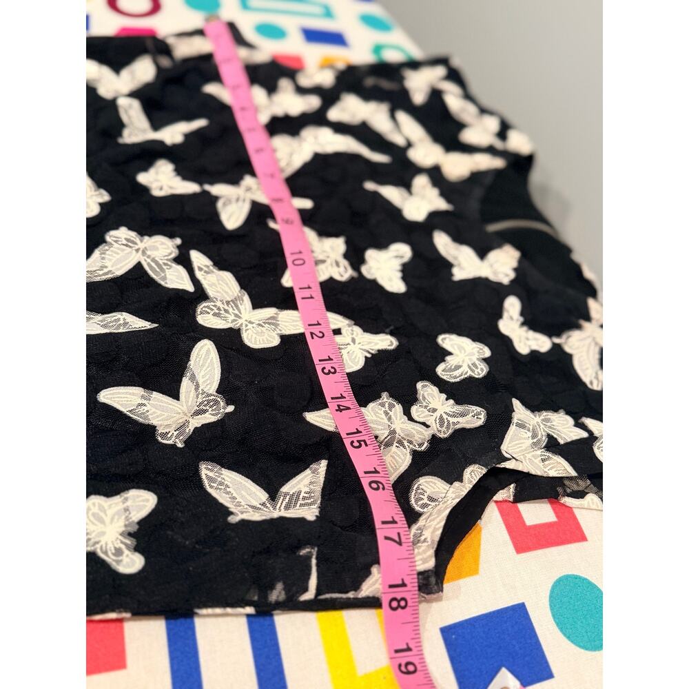 LA Soul Monochromatic Butterfly Graphic Mini Skater Dress Large XL - Picture 6 of 10